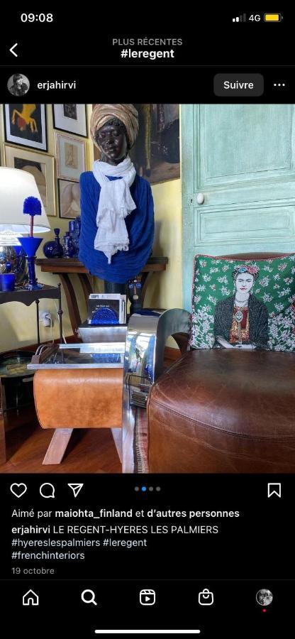 Chambres D'Hotes Le Regent イエール エクステリア 写真